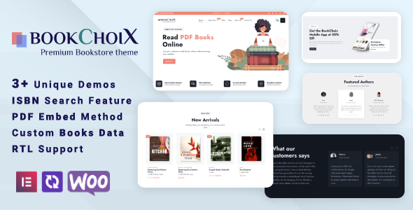 BookChoix – Bookstore WordPress theme